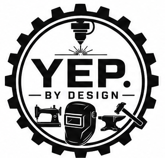 Yep By Design gear logo